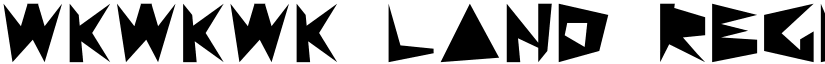 WKWKWK LAND font download