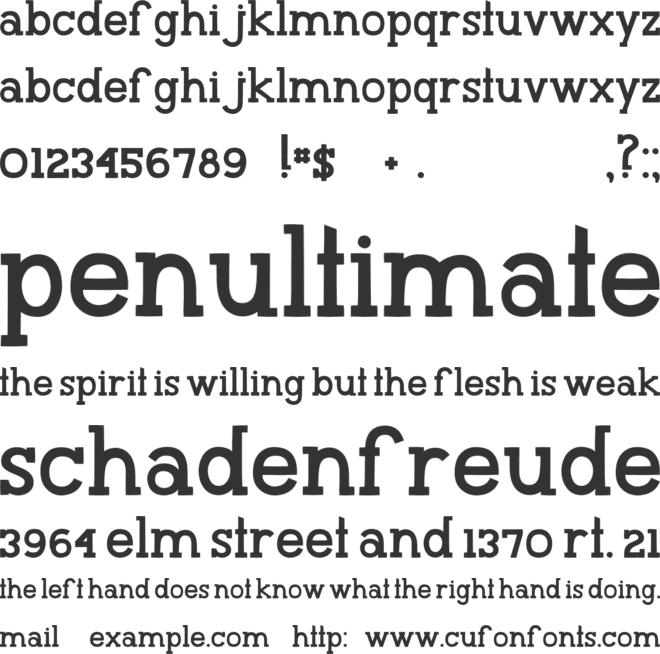 MTF 30 Something font preview