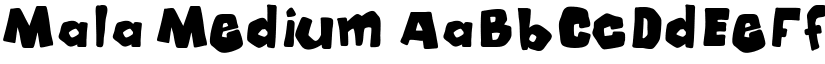 Mala Medium font