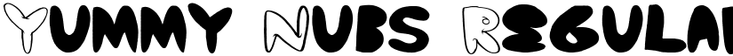 Yummy Nubs Regular font
