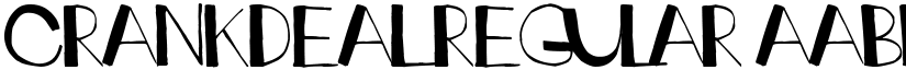 crankdeal Regular font