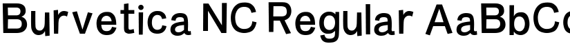 Burvetica NC Regular font