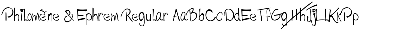 Philomène & Ephrem font download