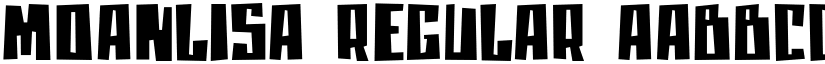 moanLisa font download
