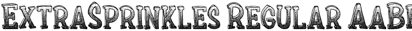 ExtraSprinkles Regular font