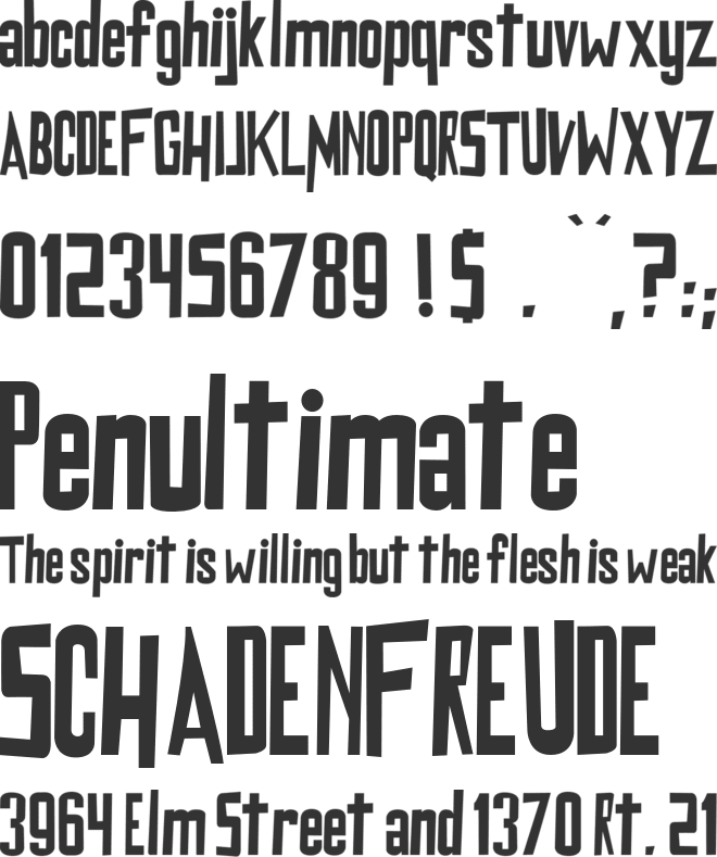 DiGrado font preview