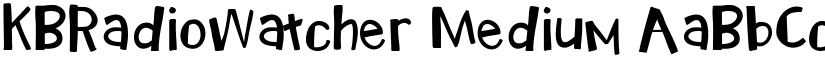KBRadioWatcher Medium font