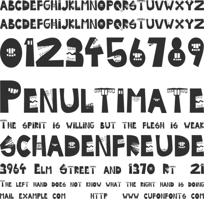 Byte font preview