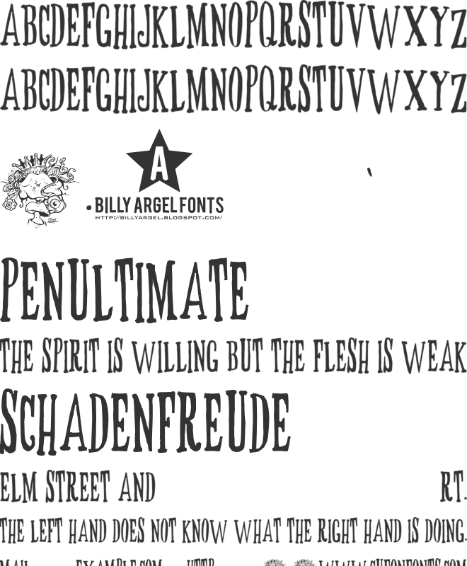 BUTOX QUEEN font preview