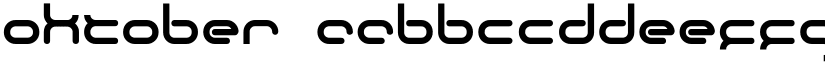 oktober font