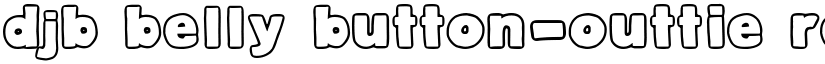 DJB Belly Button-Outtie Regular font