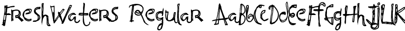 FreshWaters Regular font