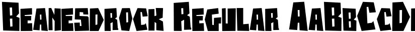 Beanesdrock Regular font