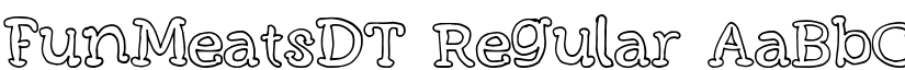 FunMeatsDT Regular font