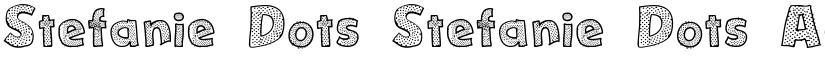 Stefanie Dots font download