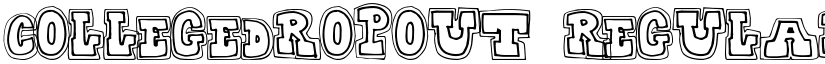 CollegeDropout Regular font
