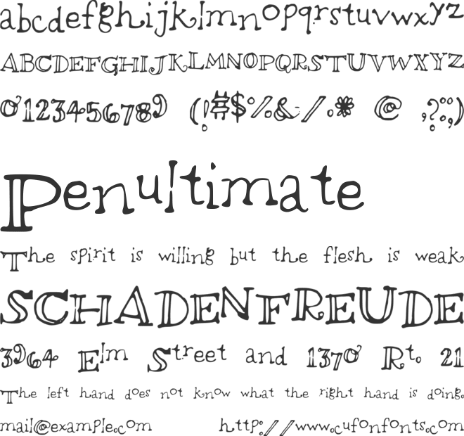 brightfuture font preview