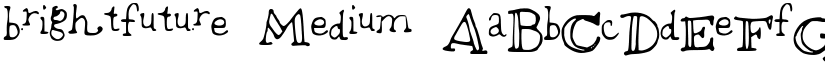 brightfuture Medium font