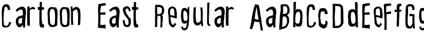 Cartoon East Regular font