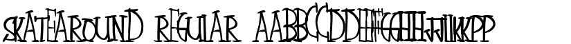 SkateAround Regular font