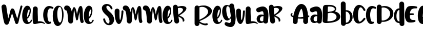 Welcome Summer Regular font