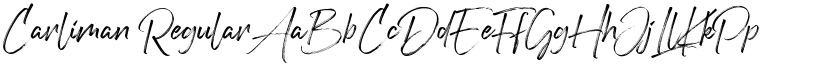 Carliman Regular font