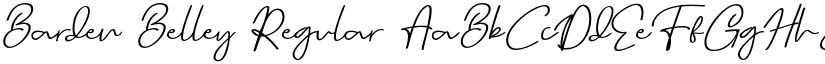 Barden Belley Regular font