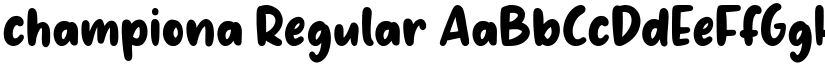 championa Regular font