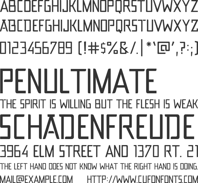 Athenaz font preview