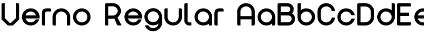 Verno Regular font