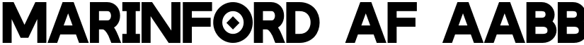 marinford af font