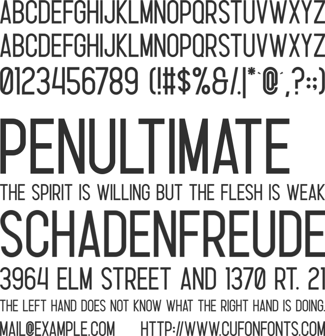 Highly font preview