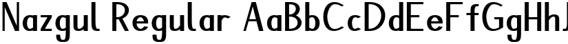 Nazgul Regular font