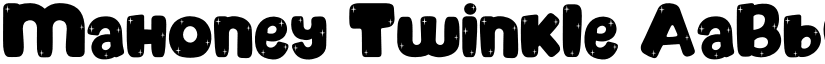 Mahoney Twinkle font