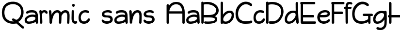 Qarmic sans font