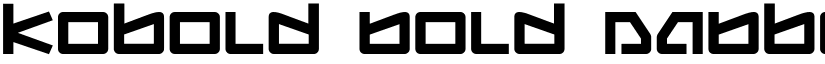 Kobold Bold font