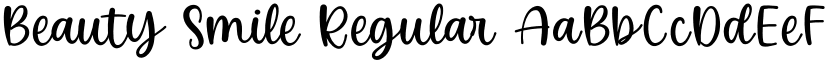 Beauty Smile Regular font