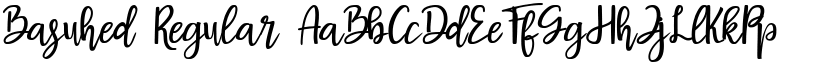 Basuhed Regular font