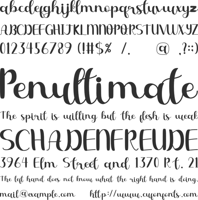 Play Date font preview