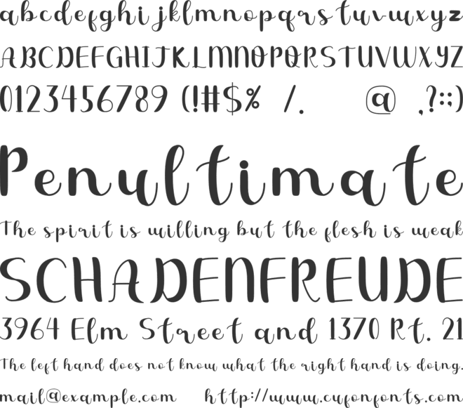 Play Date font preview