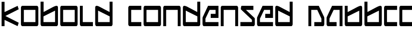 Kobold Condensed font