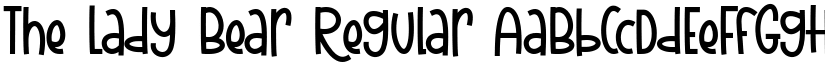 The Lady Bear Regular font