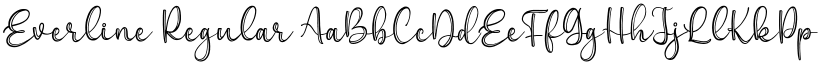 Everline Regular font