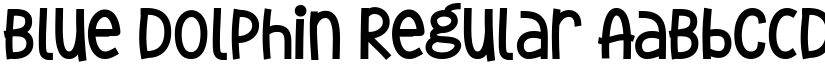 Blue Dolphin Regular font