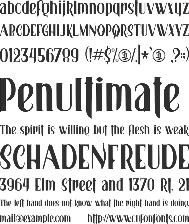 Mponpon personal Use Only font preview