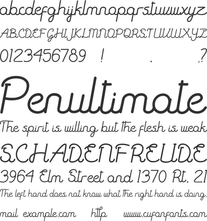 Get Holland font preview