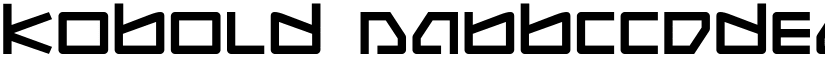 Kobold font