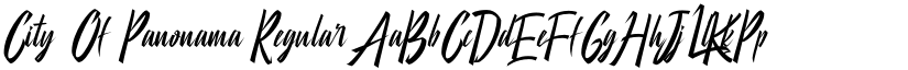 City Of Panonama Regular font