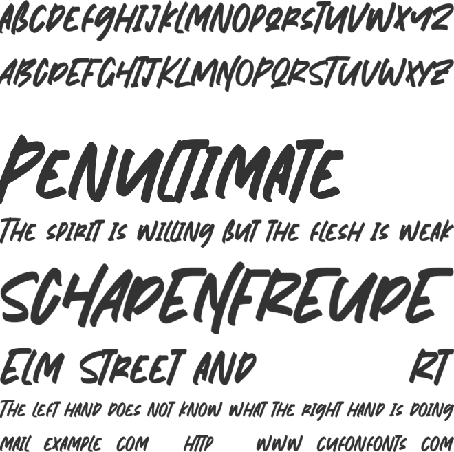 Nymburgh Free font preview