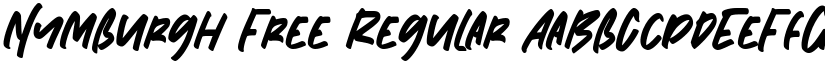 Nymburgh Free Regular font